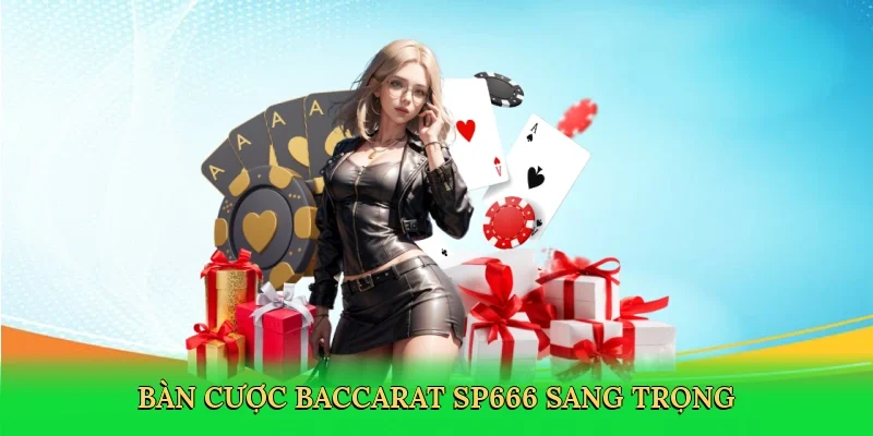 Bàn cược baccarat SP666 sang trọng