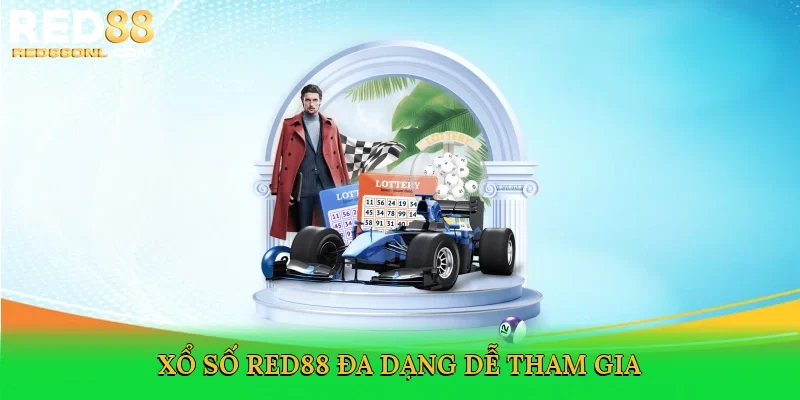 Xổ số Red88 đa dạng dễ tham gia
